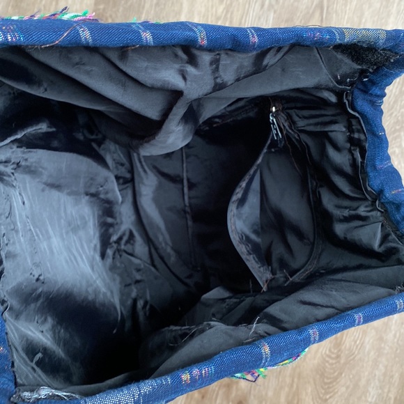 Aztec pattern big canvas tote. - Picture 8 of 12